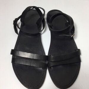 Urban Outfitters black ankle strap sandals. Size 8